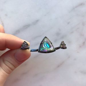 Kendra Scott Rachel ring in the abalone